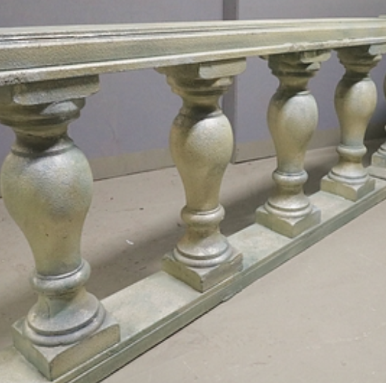 Balustrade dorée - 75cm