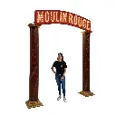 Pancarte "Moulin Rouge" - 245cm