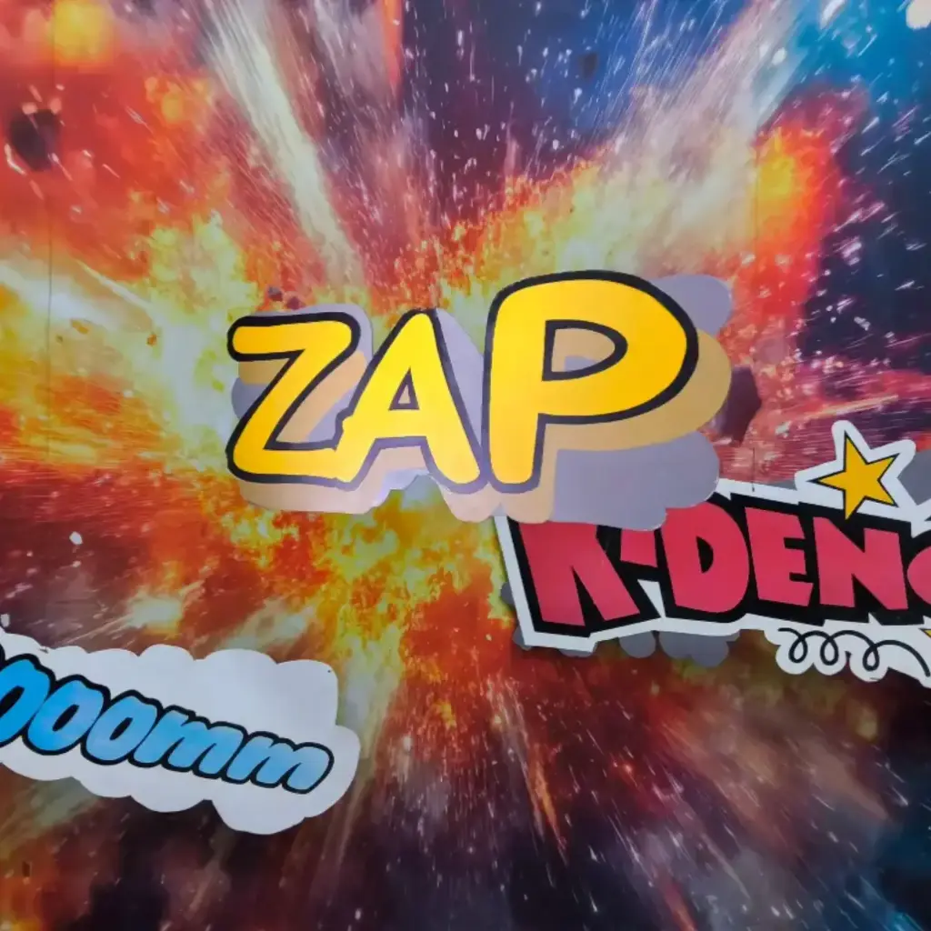 Texte bande-dessinée "ZAP" - 38cm