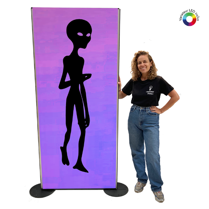 Panneau lumineux Alien - 200cm