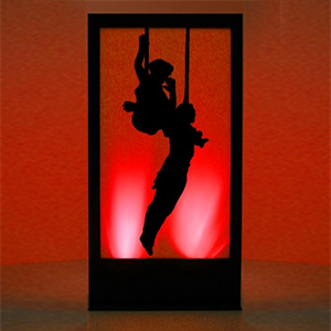 Panneau lumineux Cirque Acrobates 2 - 200 cm