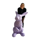 Lapin coloré - 120cm (couleur au choix)