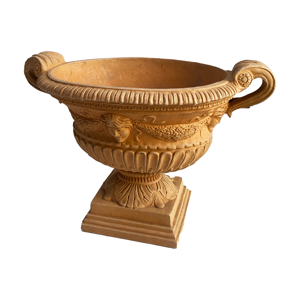 Vase ovale en terre cuite - 75cm