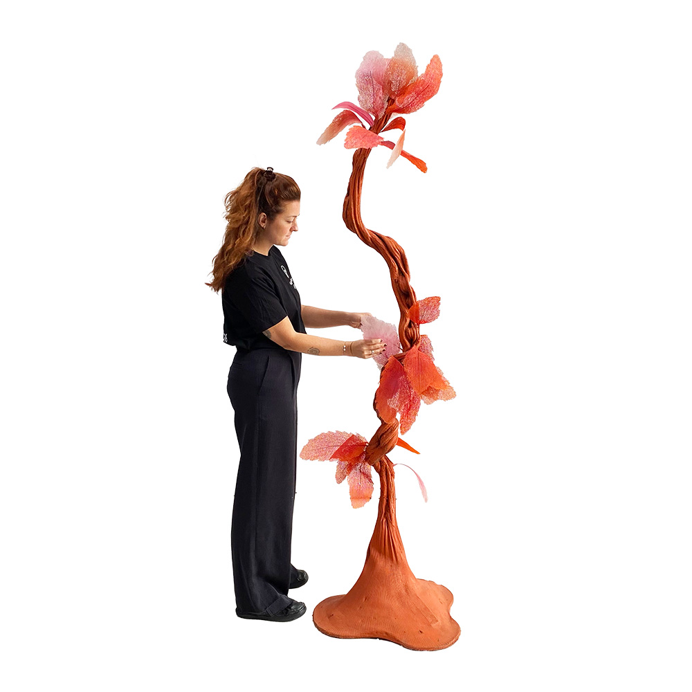 Algues oranges - 218cm