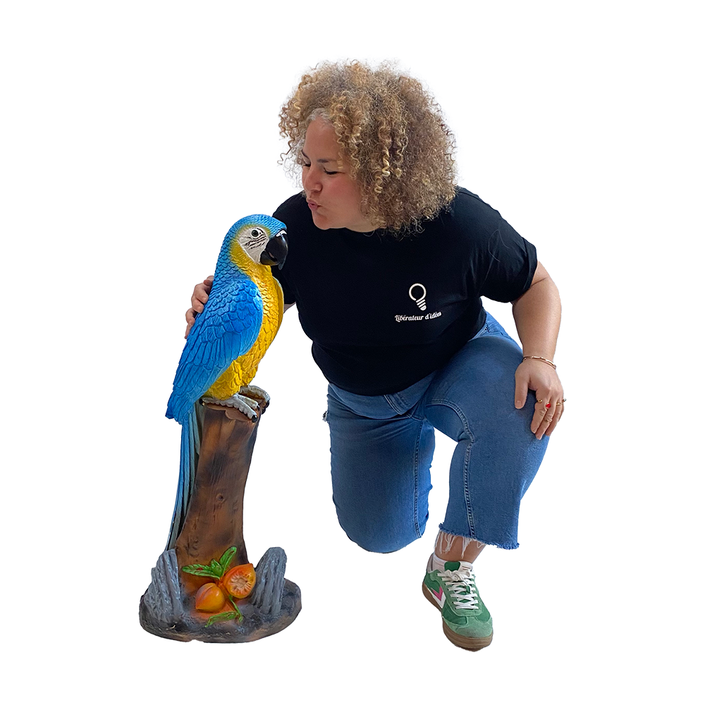 Statue perroquet - 90cm
