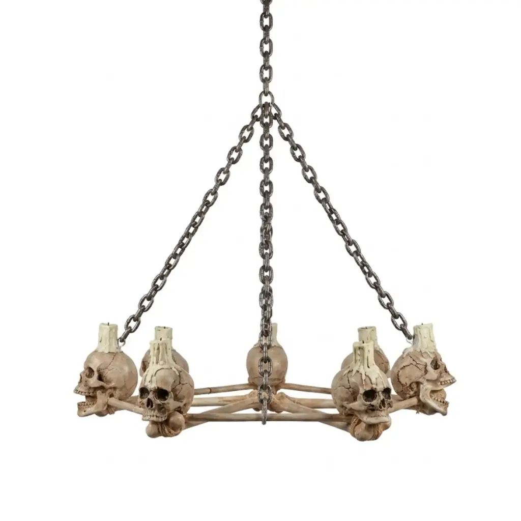 Lustre crânes - 150cm