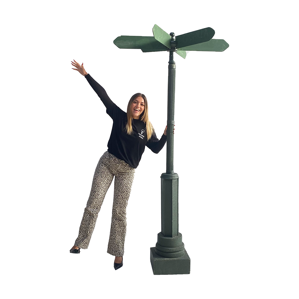 Poteau indicateur - 240cm