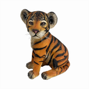 [locani15] Bébé tigre assis - 54cm