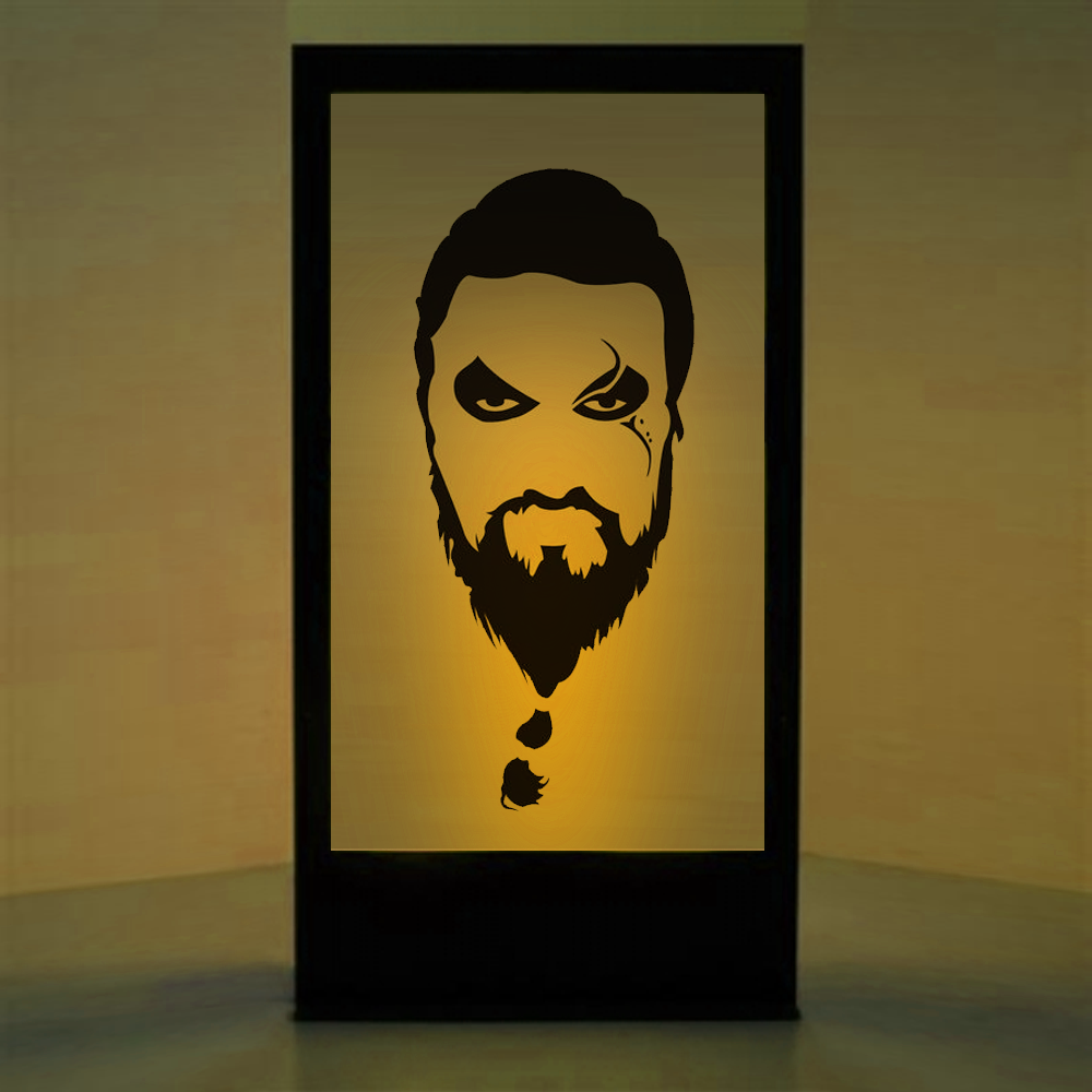 Panneau lumineux Khal Drogo (Game of Thrones) - 200cm