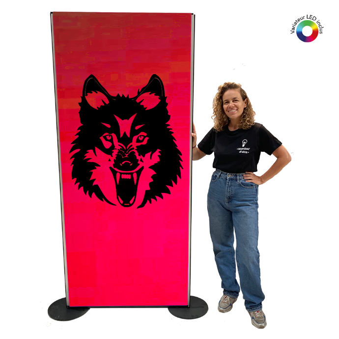 Panneau lumineux loup Stark (Games of Thrones) - 200cm