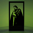 [locstv13] Panneau lumineux Eddard Stark (Game of Thrones)- 200cm