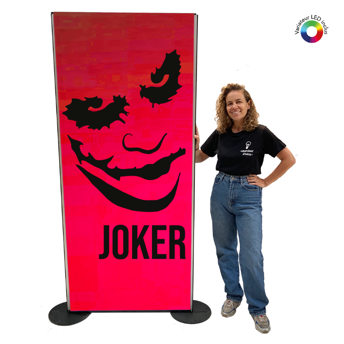 Panneau lumineux Le Joker - 200cm