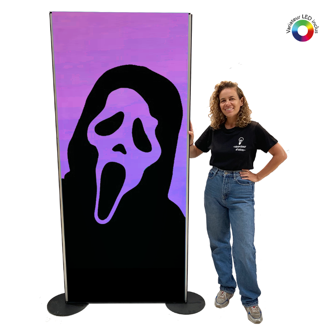 Panneau lumineux Scream - 200cm