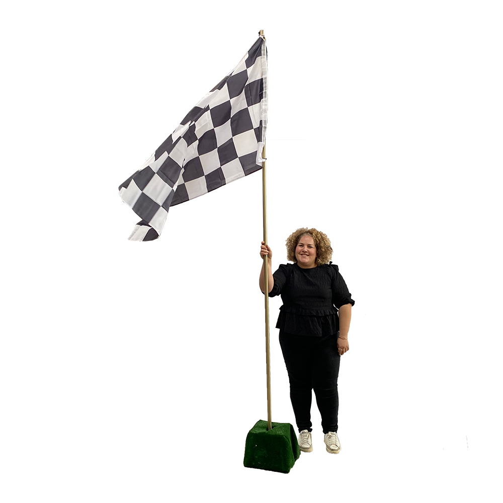 Drapeau de course - 300cm