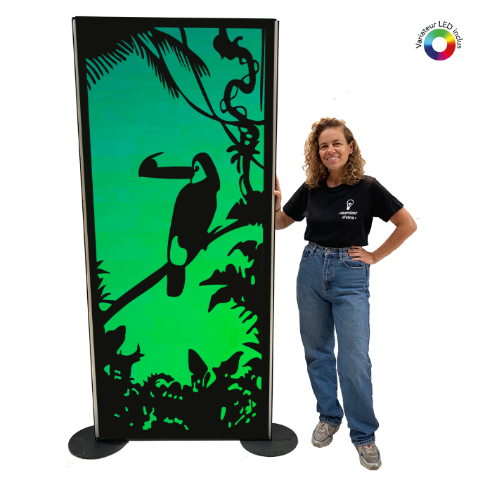 Panneau lumineux Jungle - 200cm