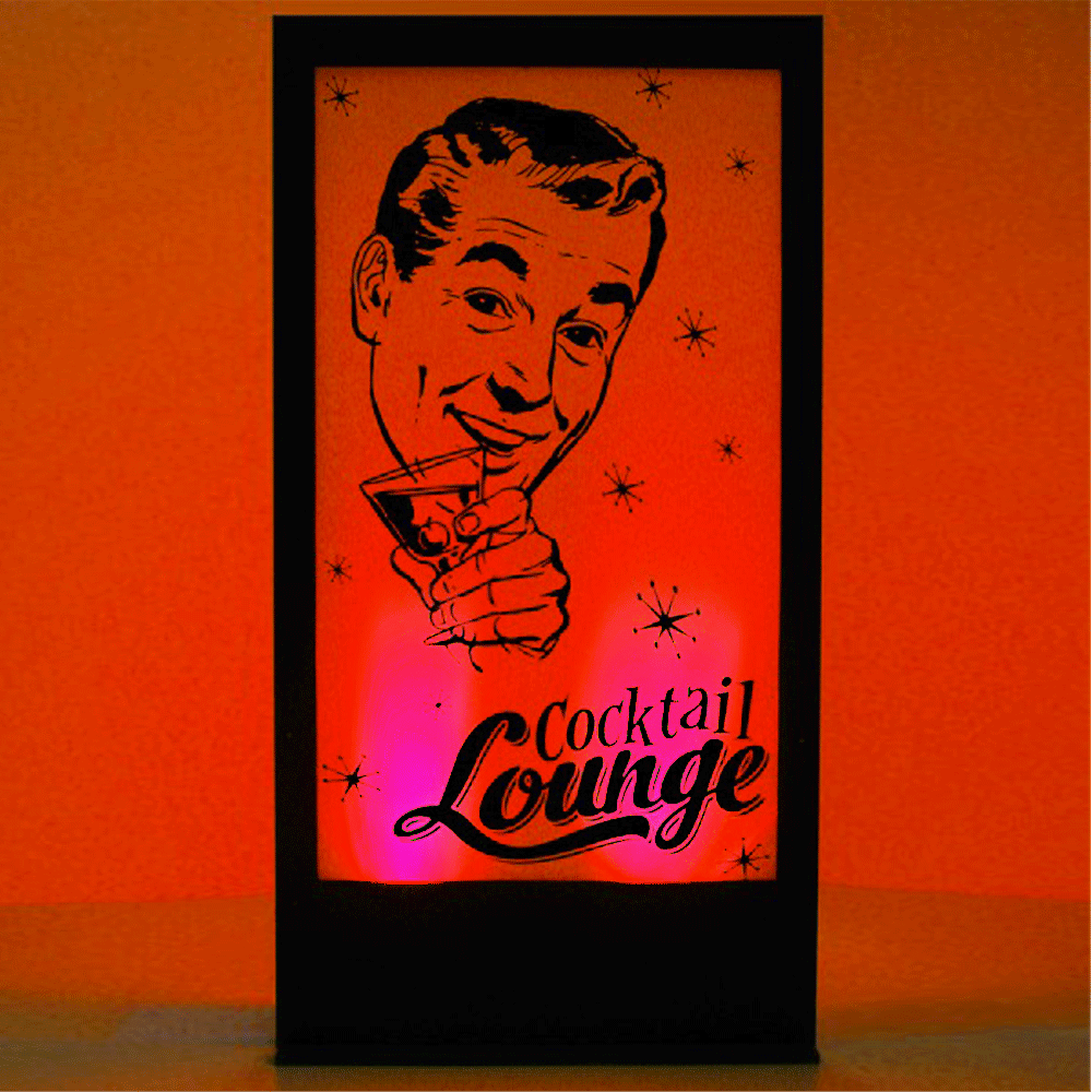 Panneau lumineux Cocktail Lounge - 200cm