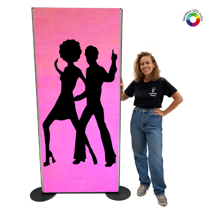 Panneau lumineux Danse Disco - 200cm