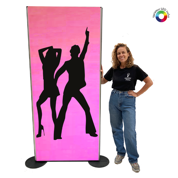 Panneau lumineux Danse Disco (2) - 200cm