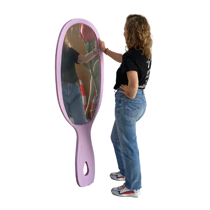 Miroir avec manche - 170cm