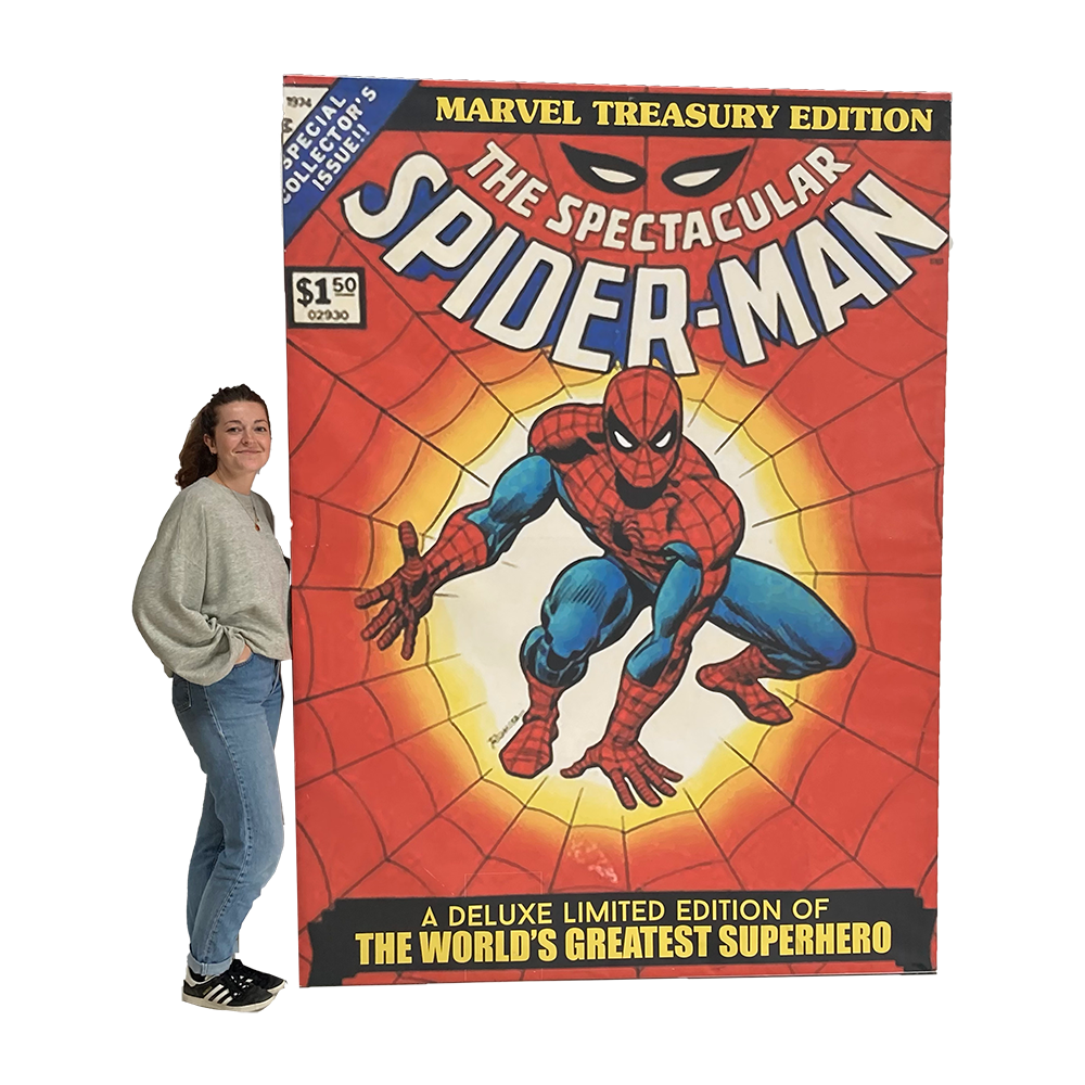 Toile comics Spiderman - 244cm