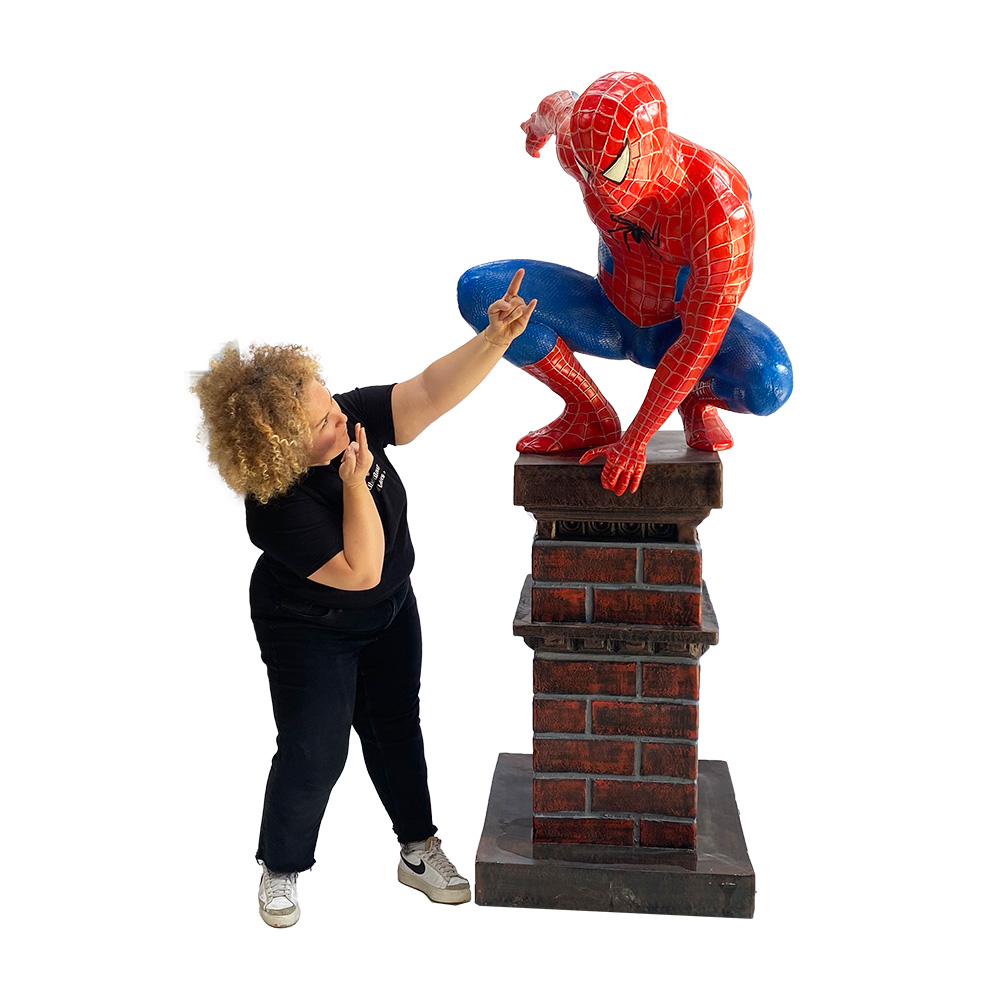 Spiderman sur muret - 200cm