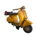 Scooter Vespa jaune - 103cm