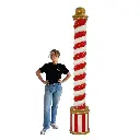 Colonne Sucre d'orge - 240cm