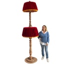 Lampe rouge - 285cm