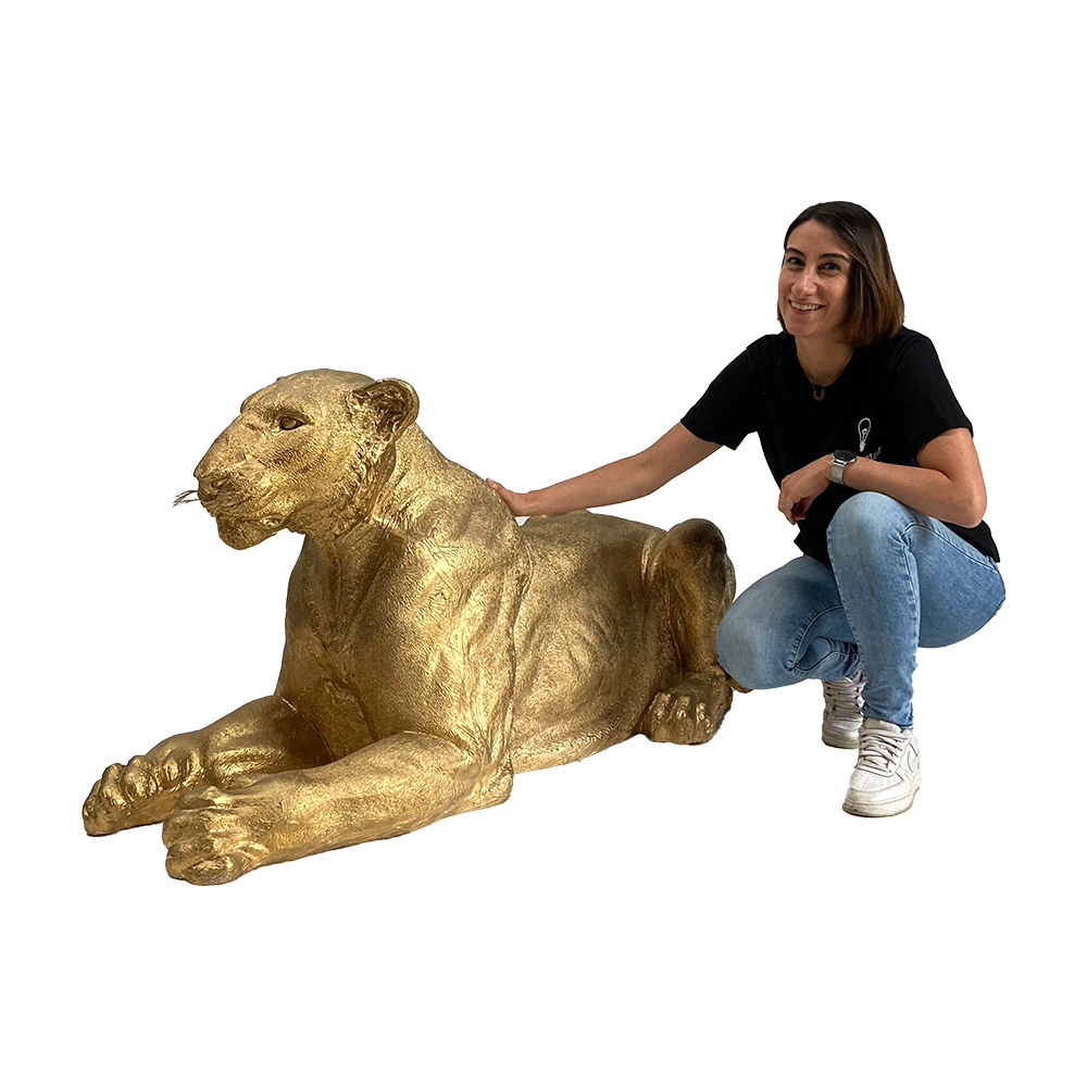 Statue Lionne (couleur au choix) - 160cm