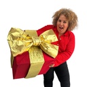 [locnoe184] Cadeau de Nöel rouge - 45cm