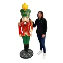 Soldat casse noisette rouge et vert - 190cm