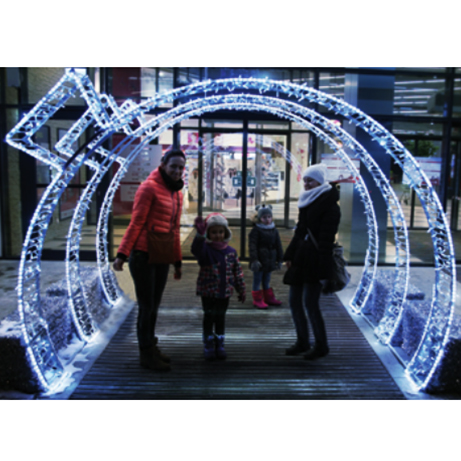 Arche boule de Noël 2D - 220cm
