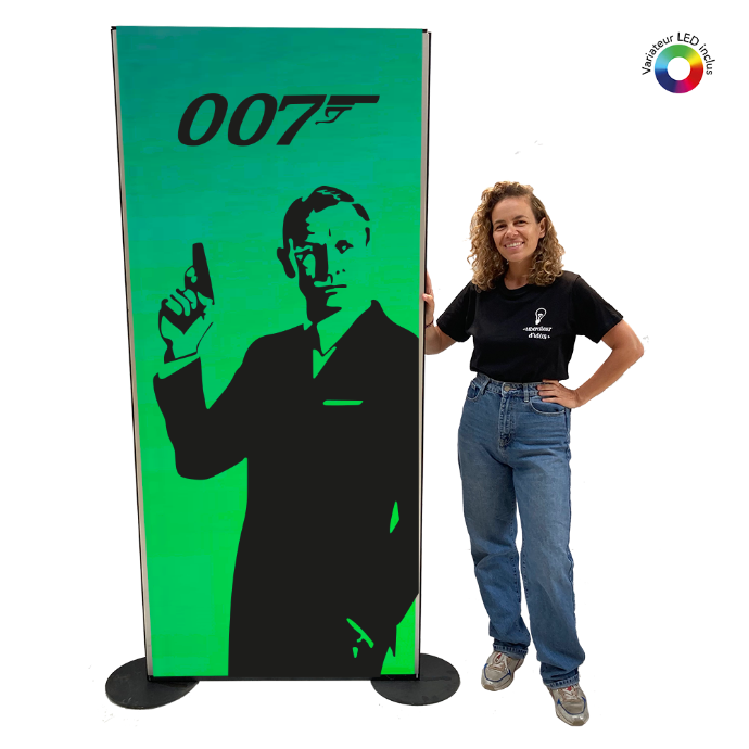 Panneau lumineux Daniel Craig - 200cm