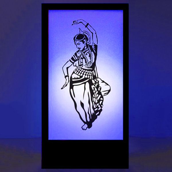 Panneau lumineux danseuse indienne - 200cm