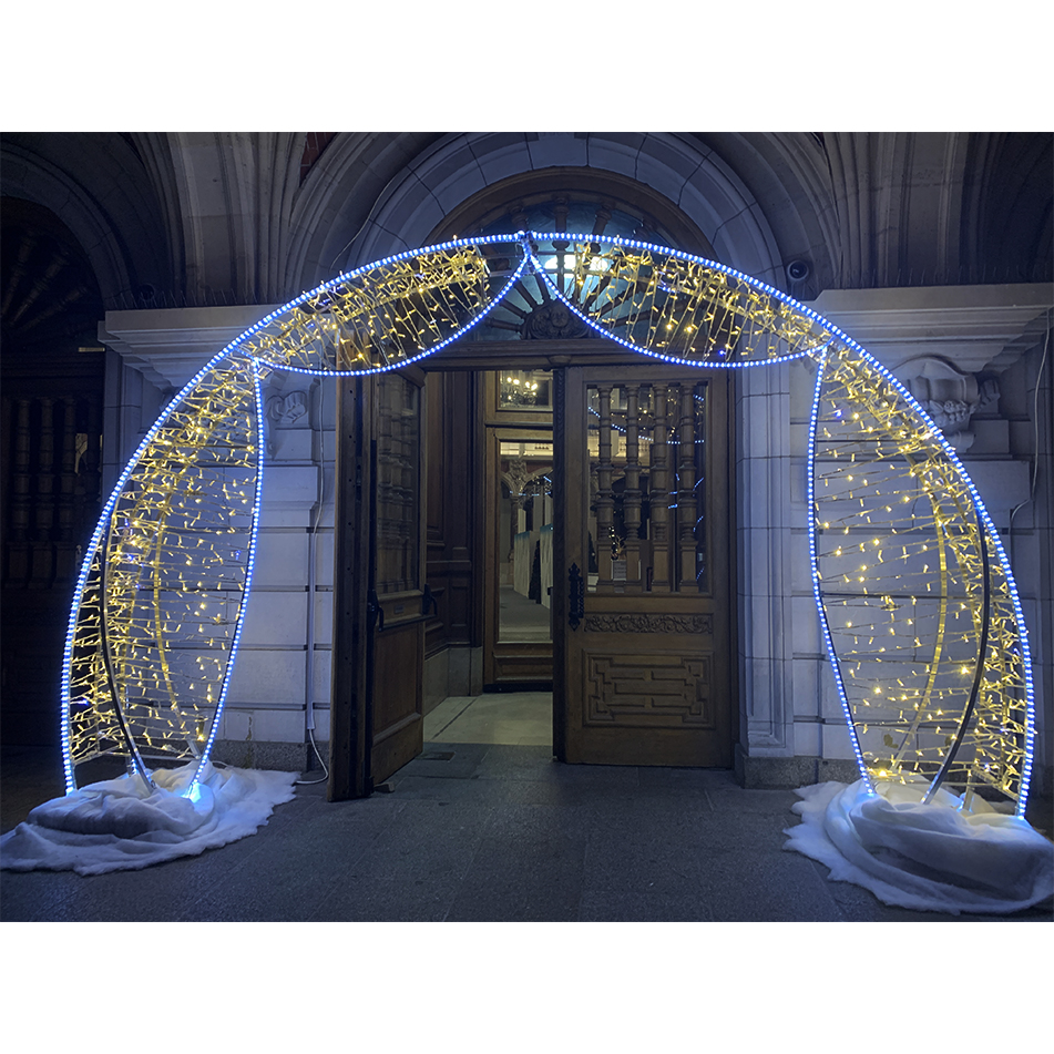 Arche lumineuse "rideau" - 290cm