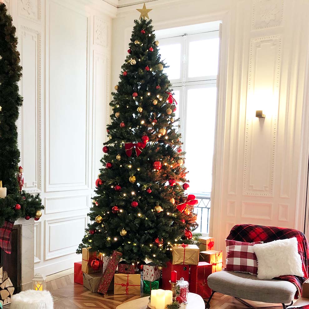 Sapin décoré 3,6m