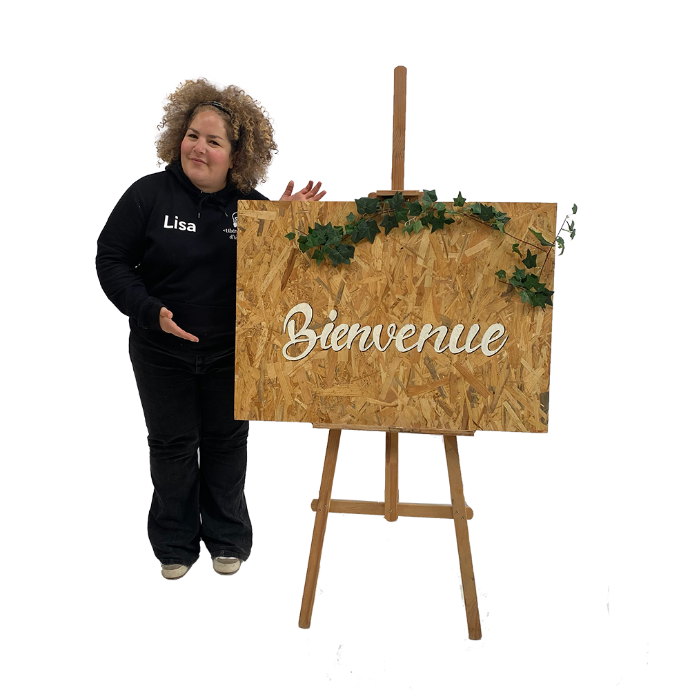 Panneau "Bienvenue" - 100cm