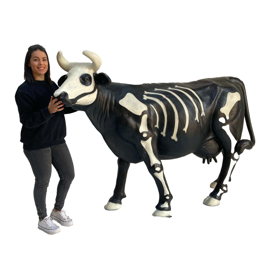 Vache squelette - 160cm