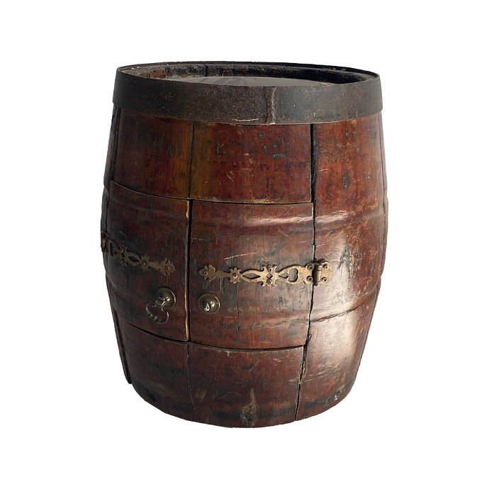 Petit bar/tonneau en bois - 57cm