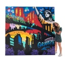 [locame90] Fond graffiti New York - 245cm