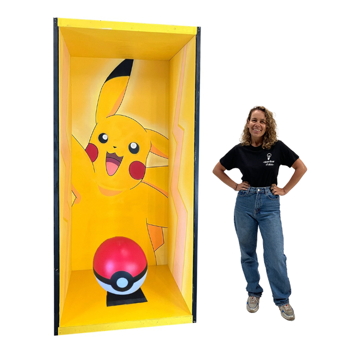 Boite photocall Pokémon - 250cm