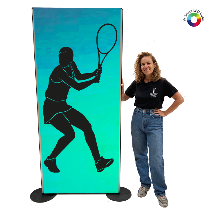 Panneau lumineux tennis - 200cm