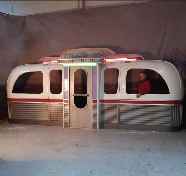 Façade caravane diner - 628cm