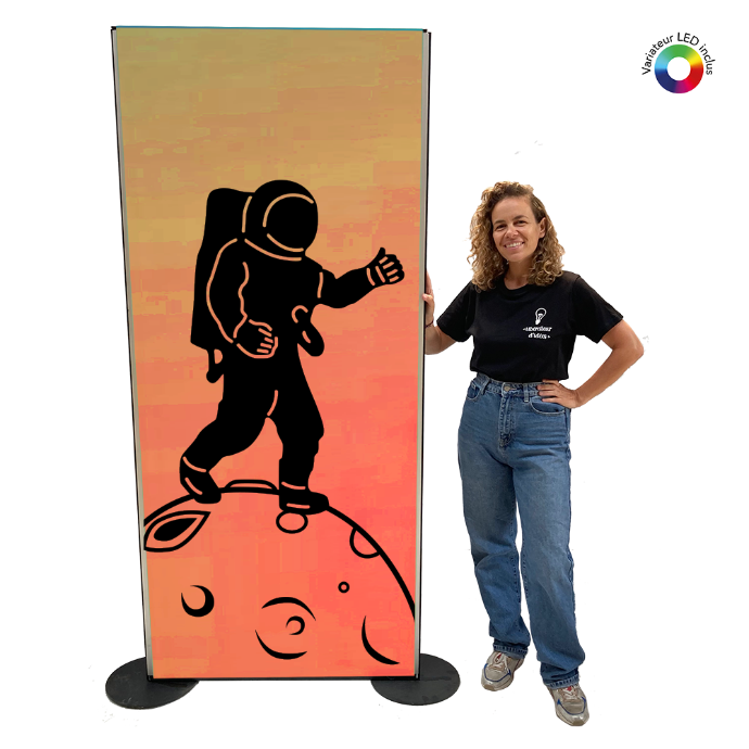 Panneau lumineux astronaute - 200cm