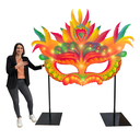 Masque carnaval sur pieds - 230cm