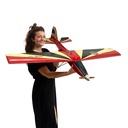 Avion jaune et rouge - 120cm