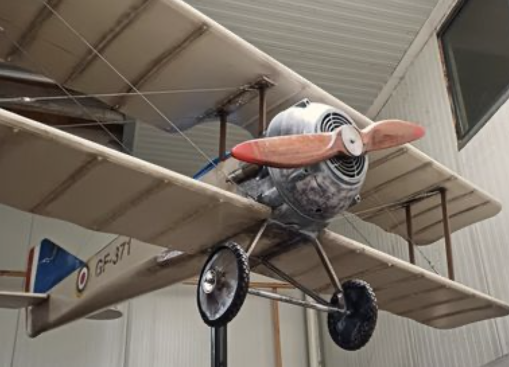 Avion biplan ancien - 270cm