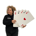 Lot de 5 carte à jouer - 50cm