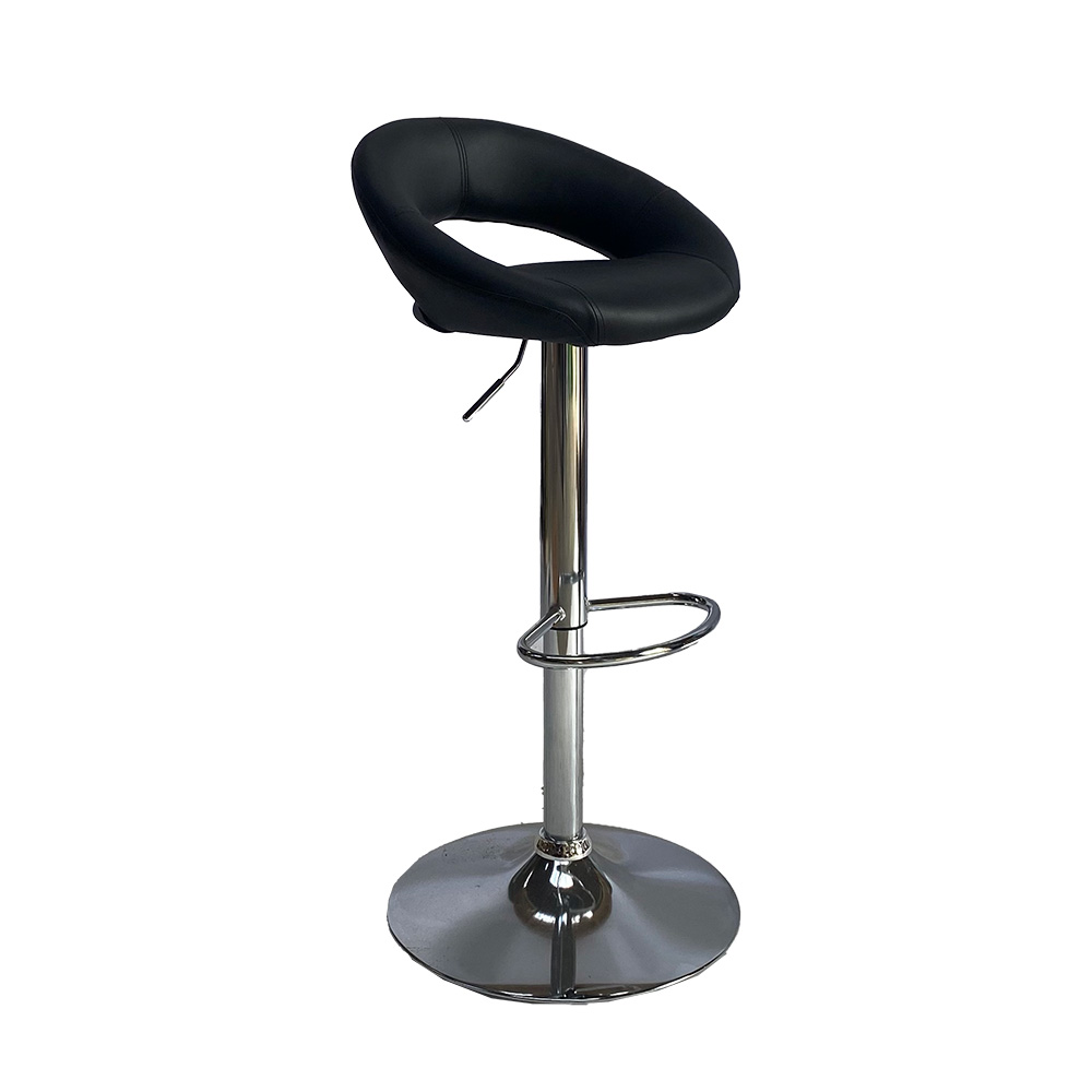 Tabouret haut en cuir