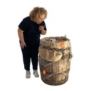 Tonneau de pirates en bois - 87cm